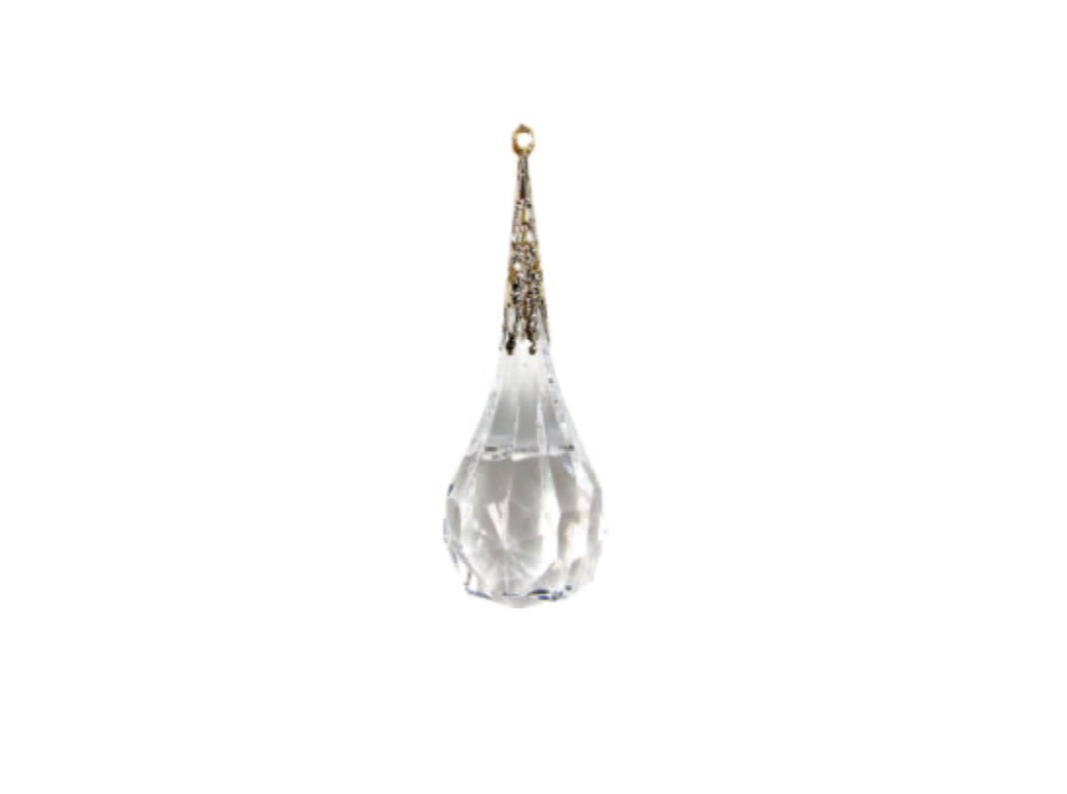 Gisela Graham Crystal Drop Tree with Gold decor