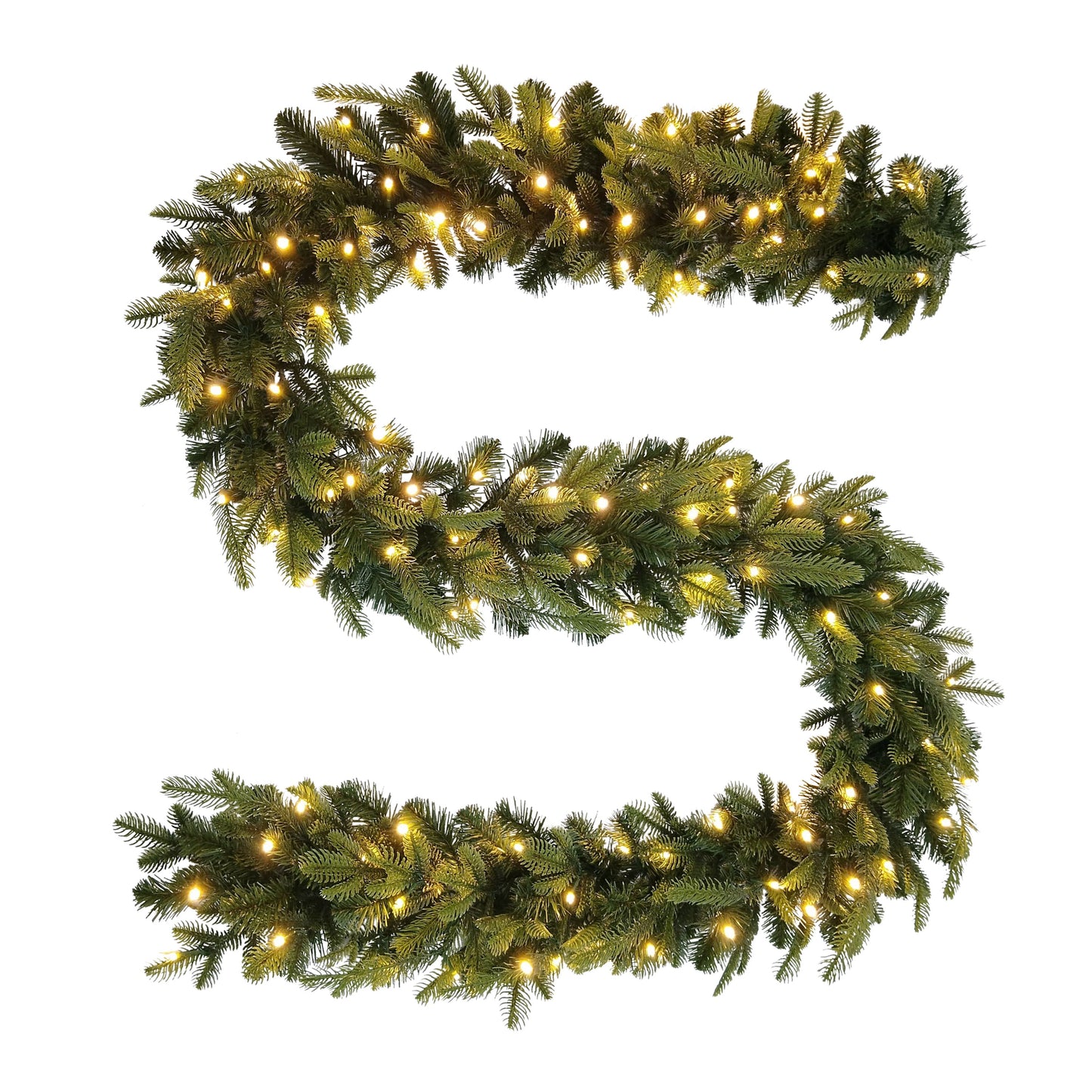 9ft Kingsmere Pine Pre-lit Christmas Garland