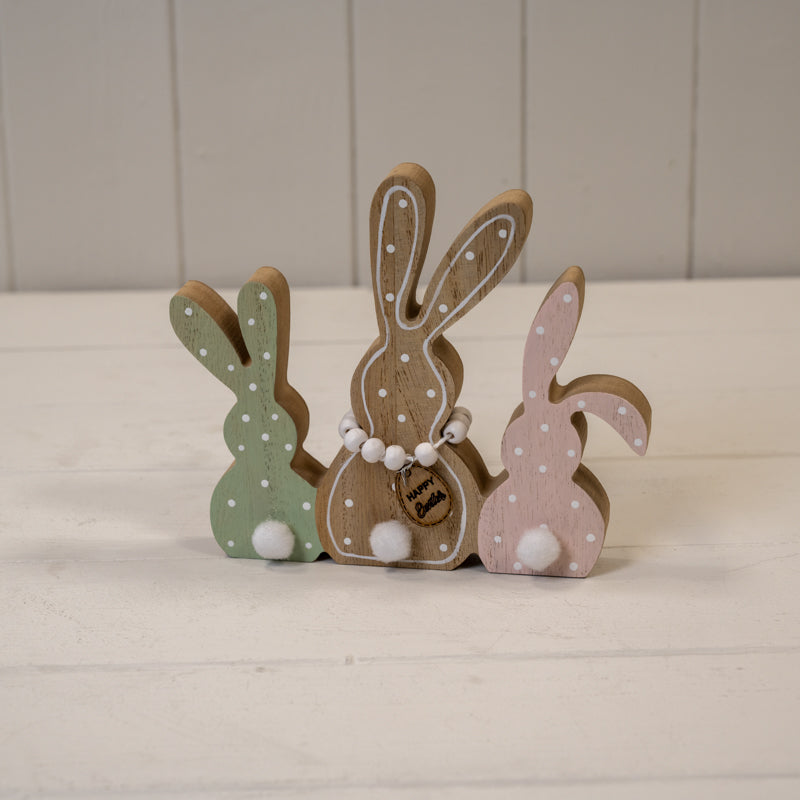 Wooden Rabbit Decoration