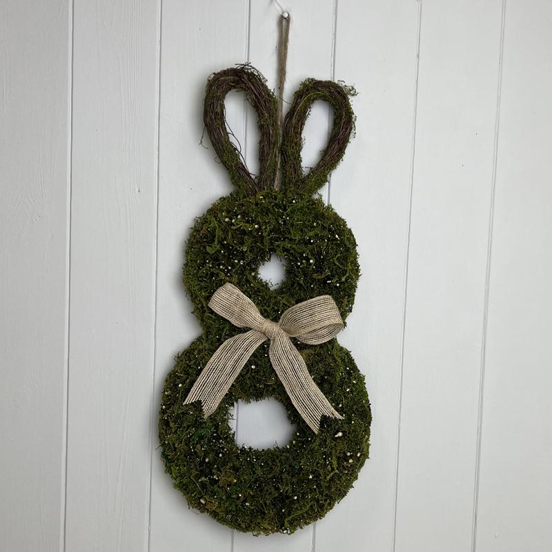 Moss and Salim Hanging Rabbit Wreath