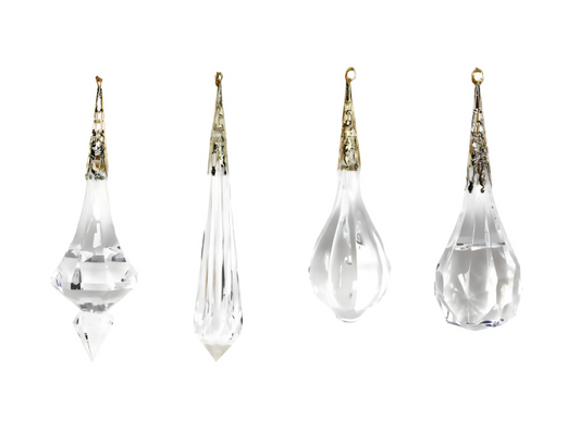 Gisela Graham Crystal Drop Tree with Gold decor