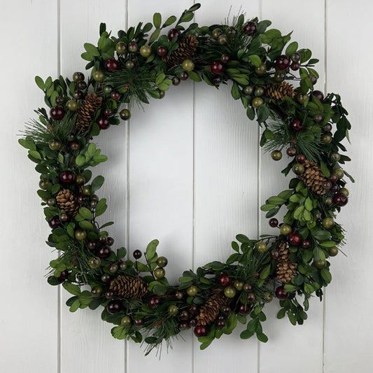 Pinecone & Berry Wreath