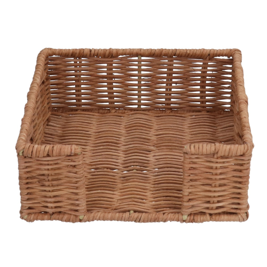 Gisela Graham Rattan Square Napkin Holder