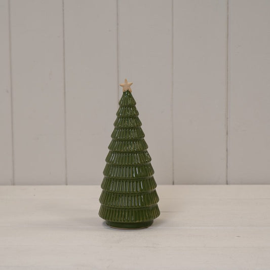 Green Ceramic Christmas Tree Ornament (Small)