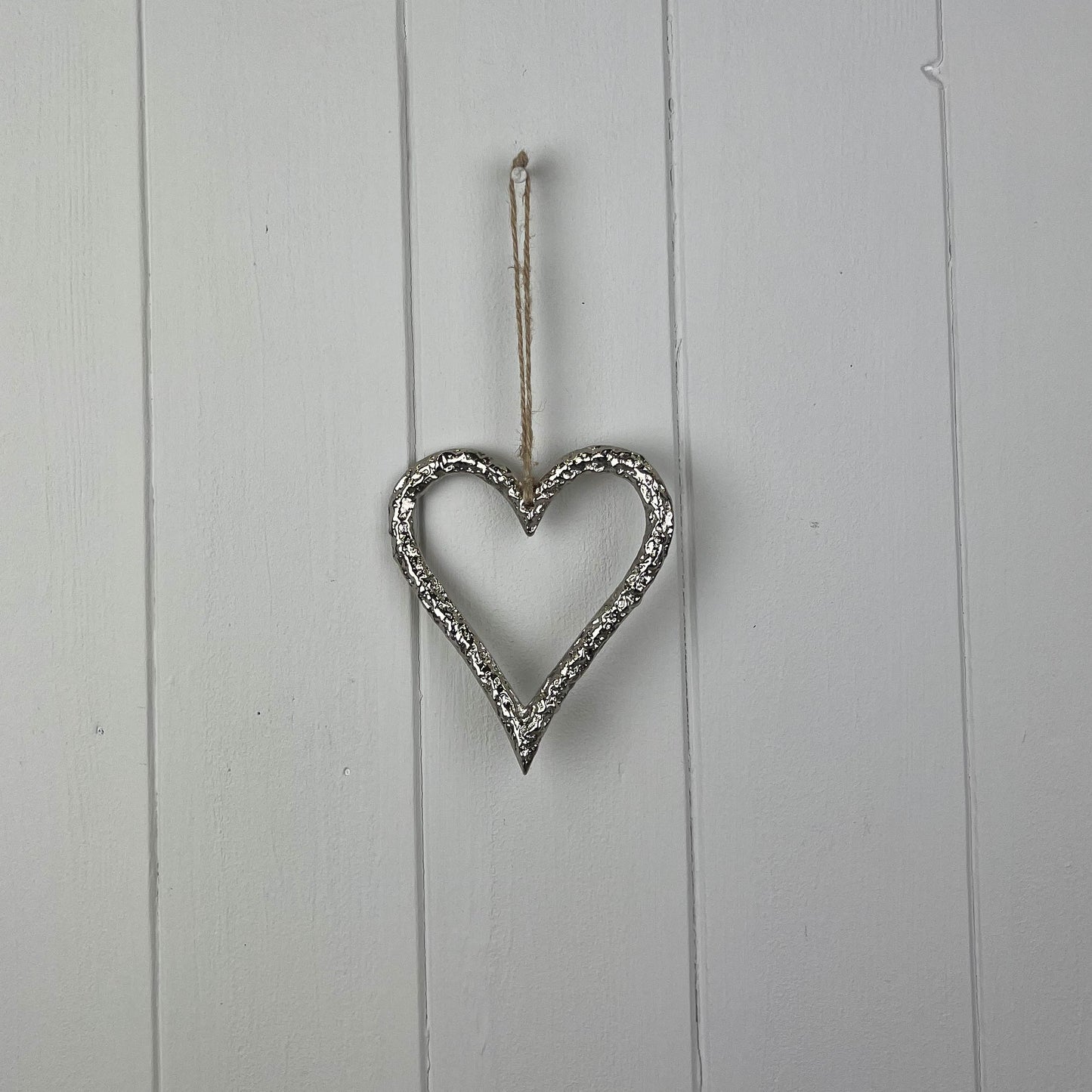 Silver Heart Decoration
