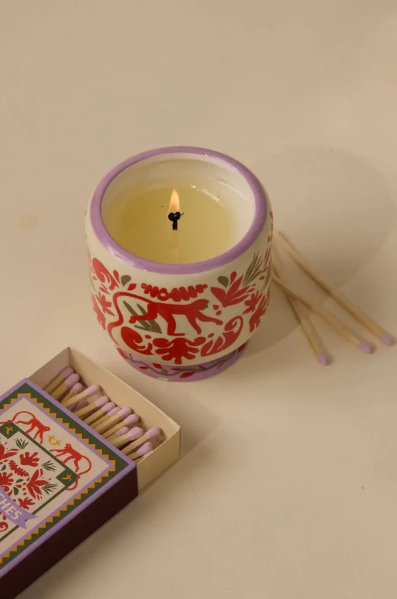 A Dopo Jungle Ceramic Candle - Coconut & Amber