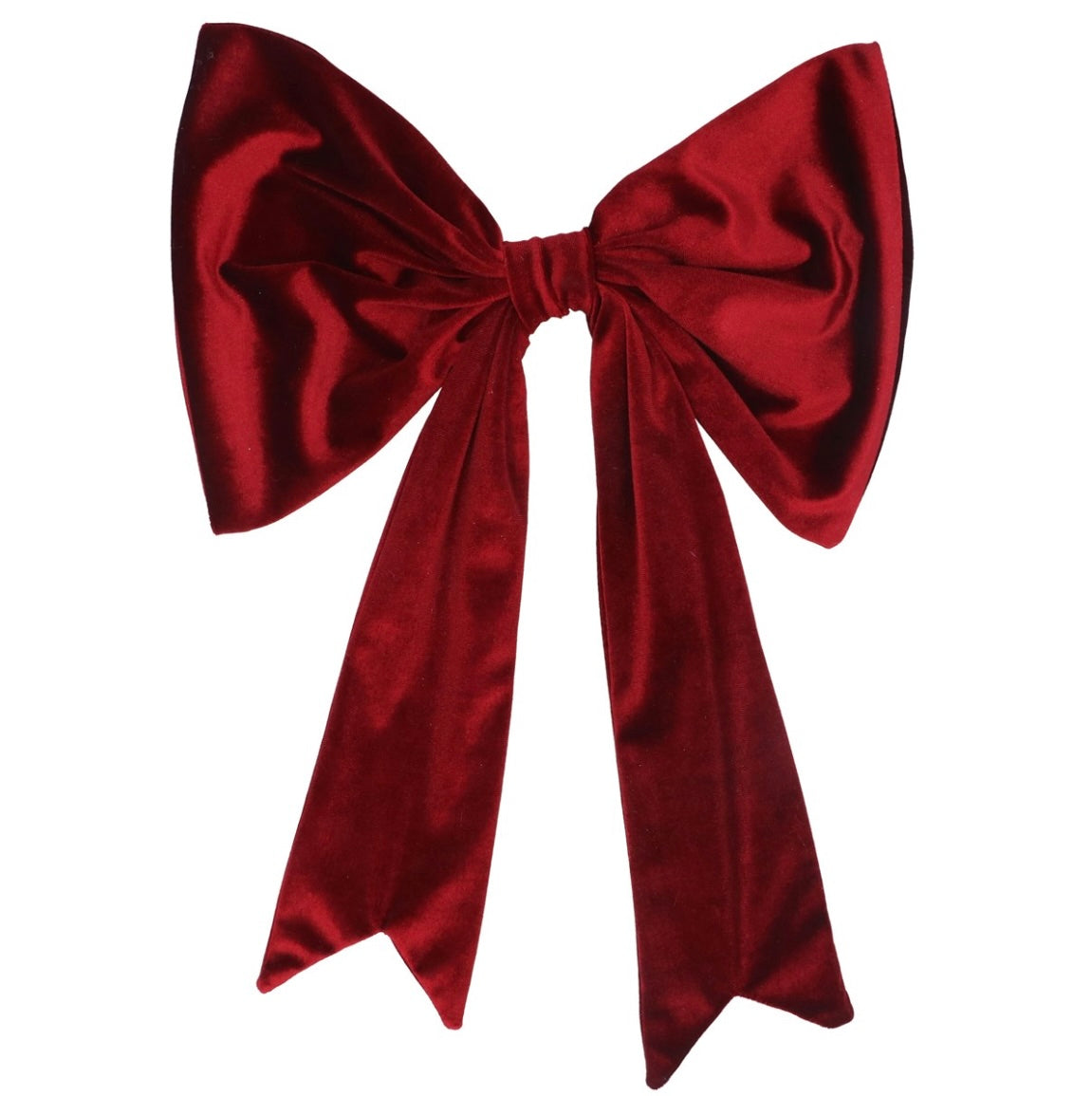 Gisela Graham Burgundy Velvet Bow 48cm