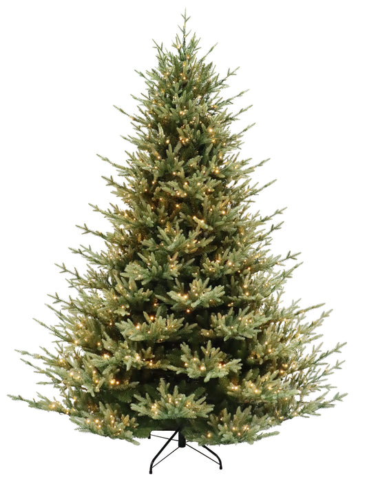 7.5ft Grand Nottingham Fir Pre Lit Christmas Tree